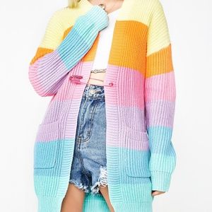 Candy Rainbow Cardigan Reserved For 